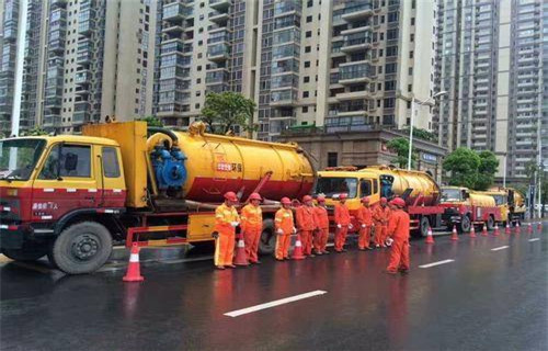 浩口镇市政管道清淤