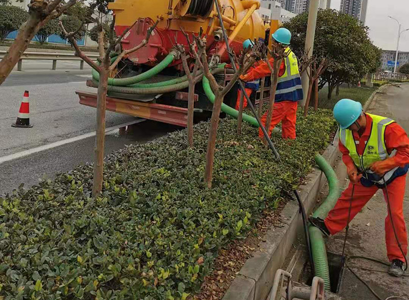 浩口镇市政管道清淤